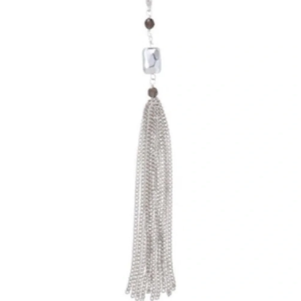 :: S&D SILVER [Retired] Gitane Tassel Necklace - Picture 5 of 7